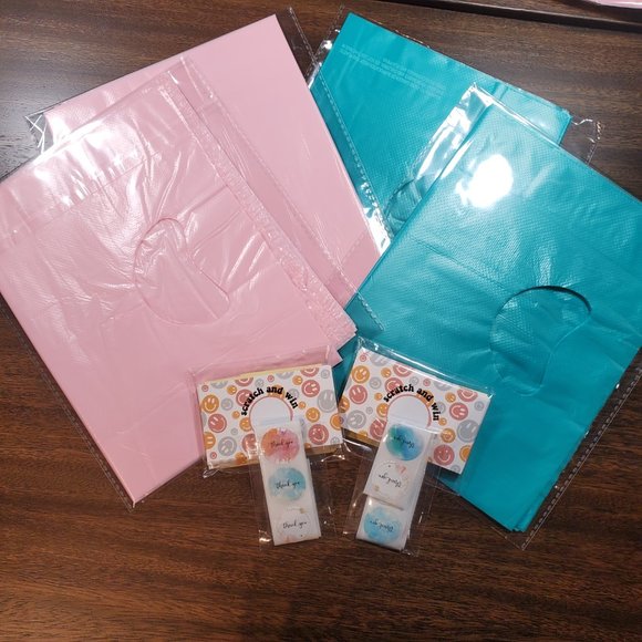 Gender Reveal-Birthday Party-Babyshower Bundle-Goodie Bags-Scratch Cards-Sticker - Picture 6 of 7